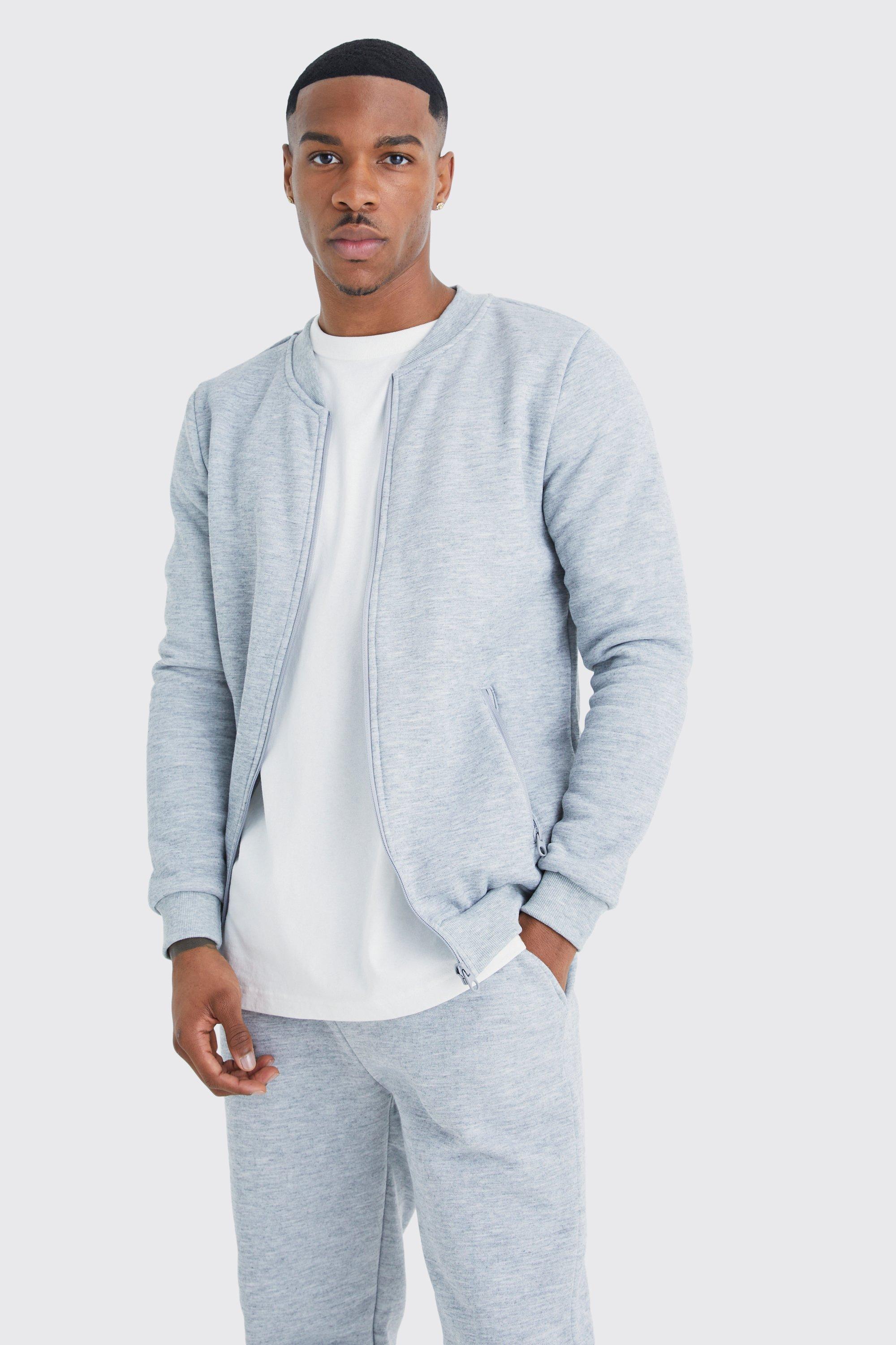 Grey marl 2025 tracksuit mens